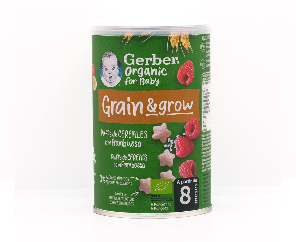 GERBER ORGANIC FOR BABY GRAIN AND GLOW -8 MONTH -Spanish Online Grocery in Dubai