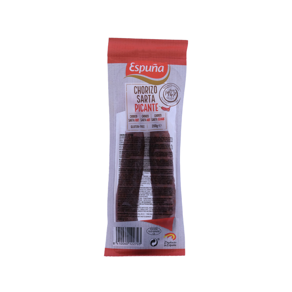 ESPUNA CHORIZO SARTA SPICY 200G -Spanish Online Grocery in Dubai
